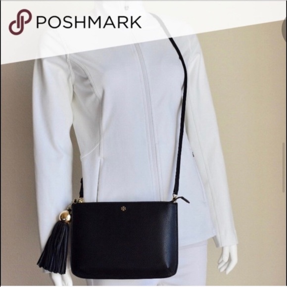 🌺🆕NWT Tory Burch Leather Tassel Crossbody - Picture 7 of 7